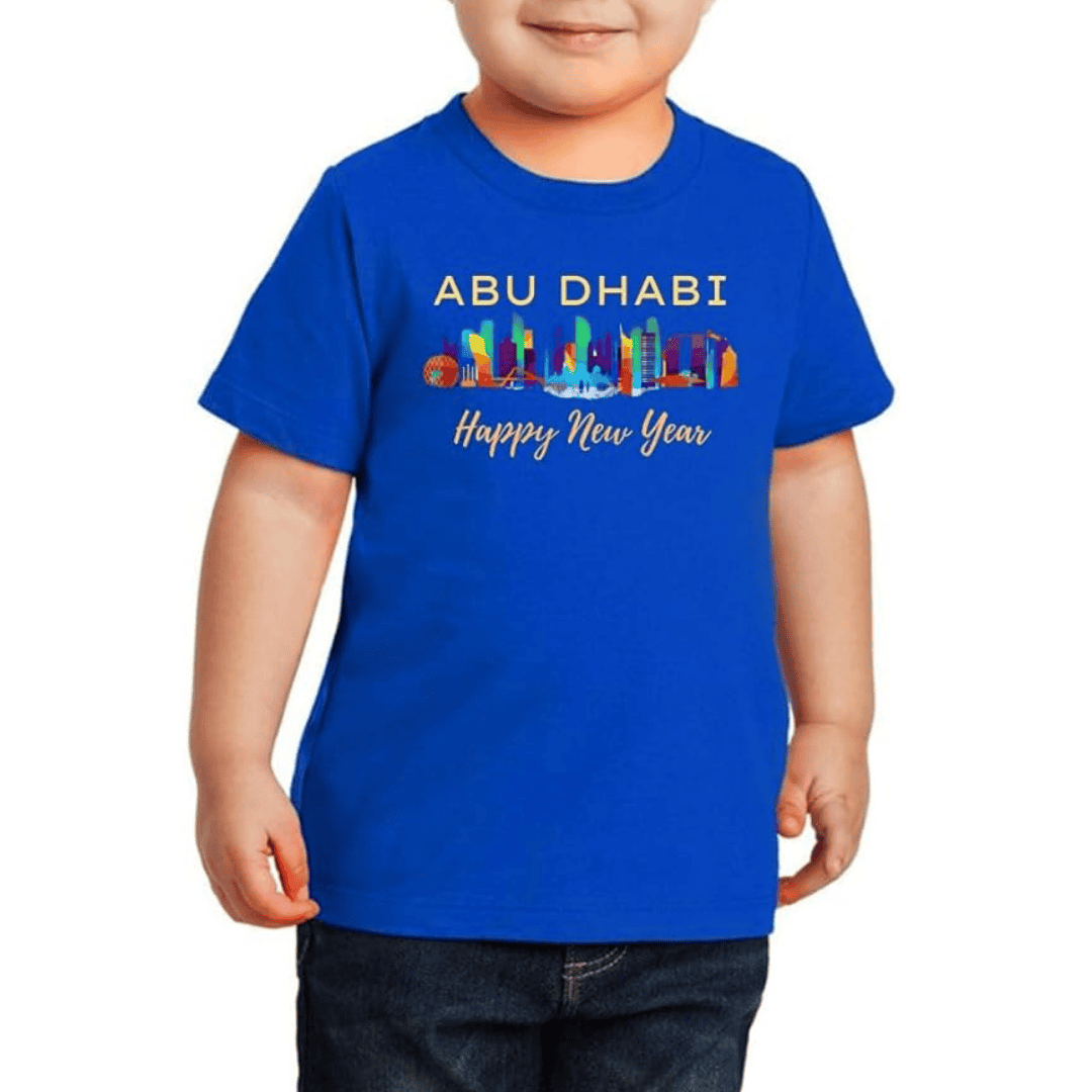 Short Sleeve Boys Kid T Shirt Blue