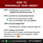 how to personalize order