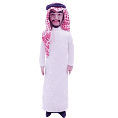 Arabic dress bobblehead