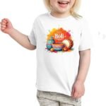 Colorful Kids Holi Tee