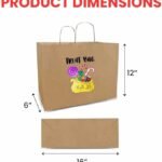 Haq Al Laila Kraft Paper Bag Product Dimensions