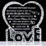 Heart Shaped Crystal Gift I Love Yuou Forever