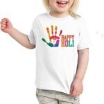 Holi Splash Girls T Shirt