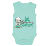 Ramadan celebration baby green