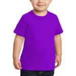 Round Neck boys T Shirt Purple