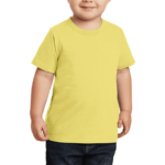 Round Neck boys T Shirt Yellow