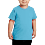 Round Neck boys T Shirt aqua