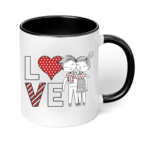 Valentines Day Two-Tone Mug