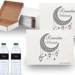 White Meal Box Iftar Design + Stickers