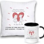 i found my soulmate pillow and mug combo