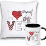 love pillow and mug combo