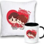 you are my everything pillow and mug combo