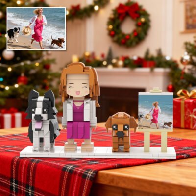 brick-figures-1-person-2-dogs-frame