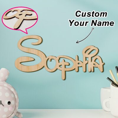 Custom Wooden Name Sign