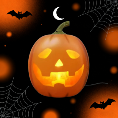 Talking & Singing Pumpkin Lantern