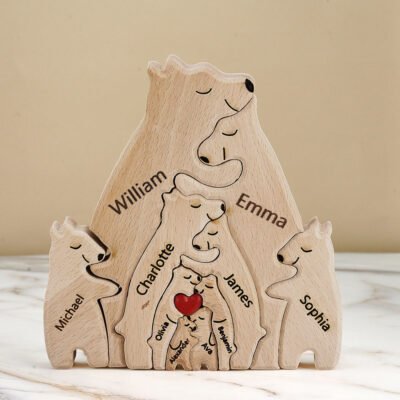 Wooden Bear Puzzle