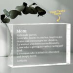 Personalized Crystal Glass Block