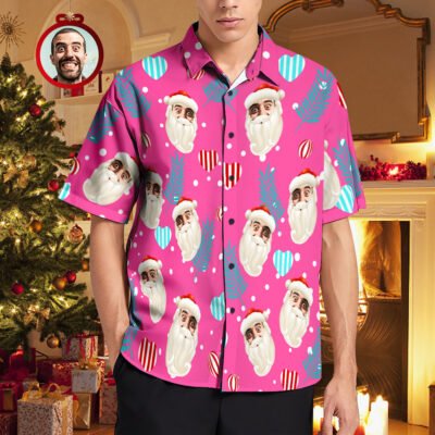 custom face hawaiian shirt