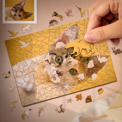 Personalized Animal Wood Puzzle