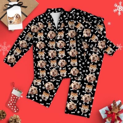 Custom Face Pajamas Family Set