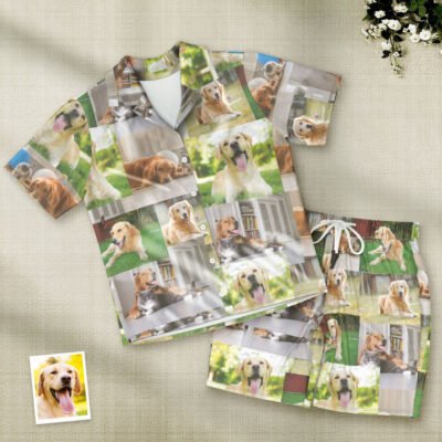 Personalized Photo Pajama Shorts