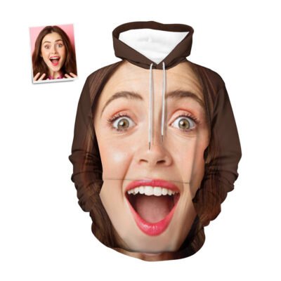 Personalized Big Face Hoodie