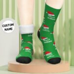Custom Engraved Thick Socks