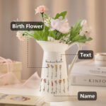 Personalized Birth Flower Vase