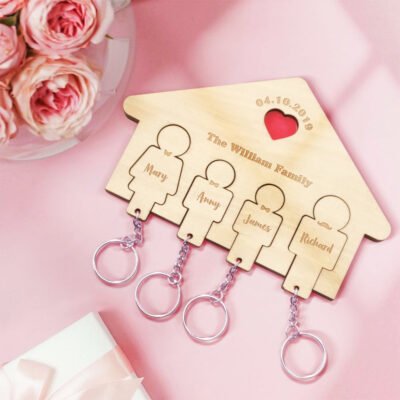 Custom Name Keychain Holder