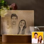 2D Engraved Photo Night Light