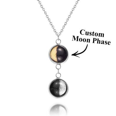 double moon necklace