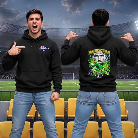 Australia football everyday wear hoodie