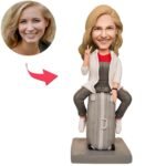 Suitcase Woman Bobblehead