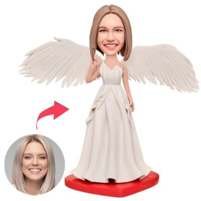 Female White Dress Bobblehead