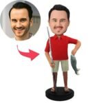 Go Fishing Custom Man Bobblehead
