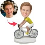 Biker Ride A Bike Custom Bobblehead