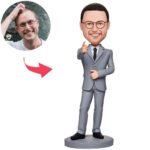 business man bobblehead