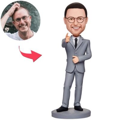 business man bobblehead
