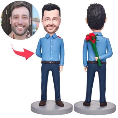 Man Rose Bobblehead