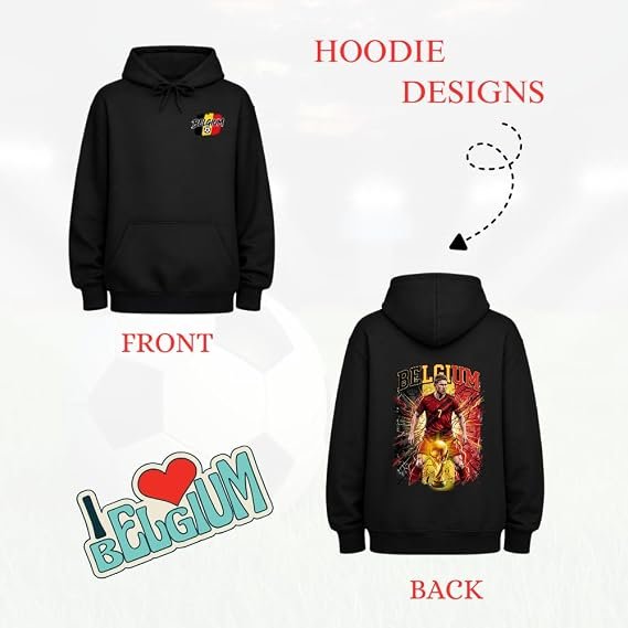 Belgium fan sports hoodie men Belgium fan sports hoodie men