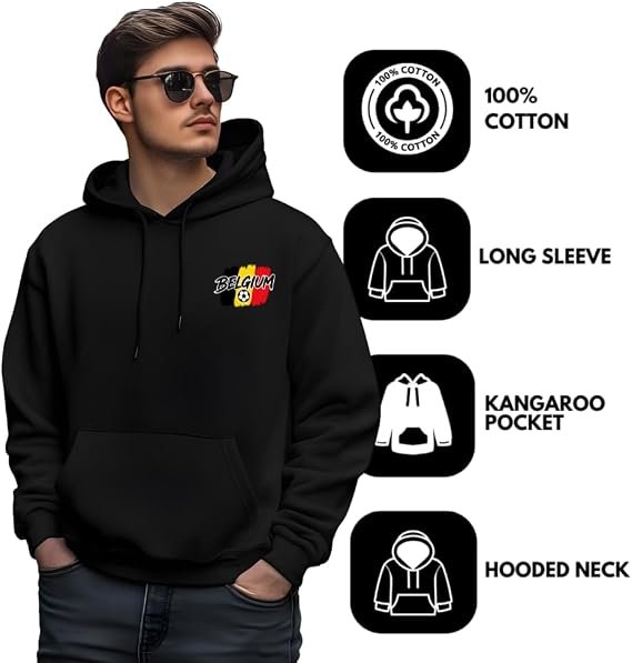 Belgium soccer casual hoodie Belgium soccer casual hoodie