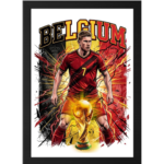 Belgium soccer player frame