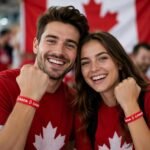 Canada soccer fan wristbands
