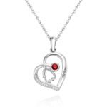 stethoscope birthstone necklace