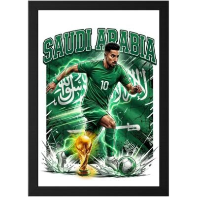 saudi arabia football frame saudi arabia football frame