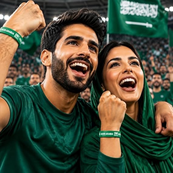Saudi Arabia fan wristband pack Saudi Arabia fan wristband pack
