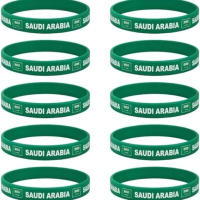 Saudi Arabia soccer wristband