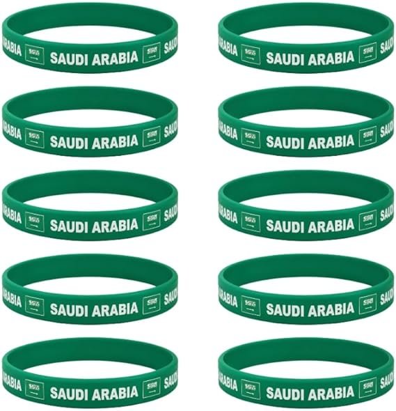 Saudi Arabia soccer wristband Saudi Arabia soccer wristband
