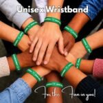 Soccer fan silicone wristband