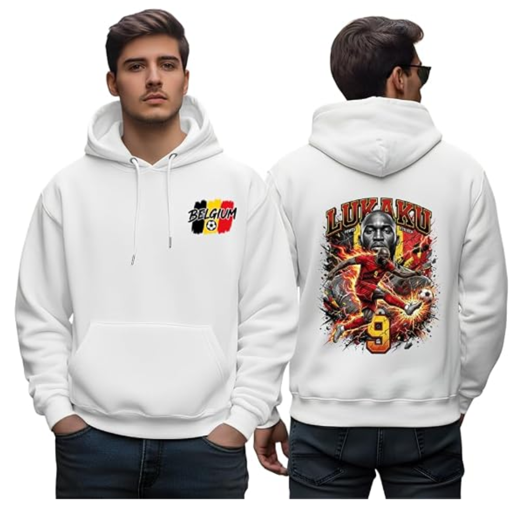 Soccer theme Belgium hoodie men Soccer theme Belgium hoodie men